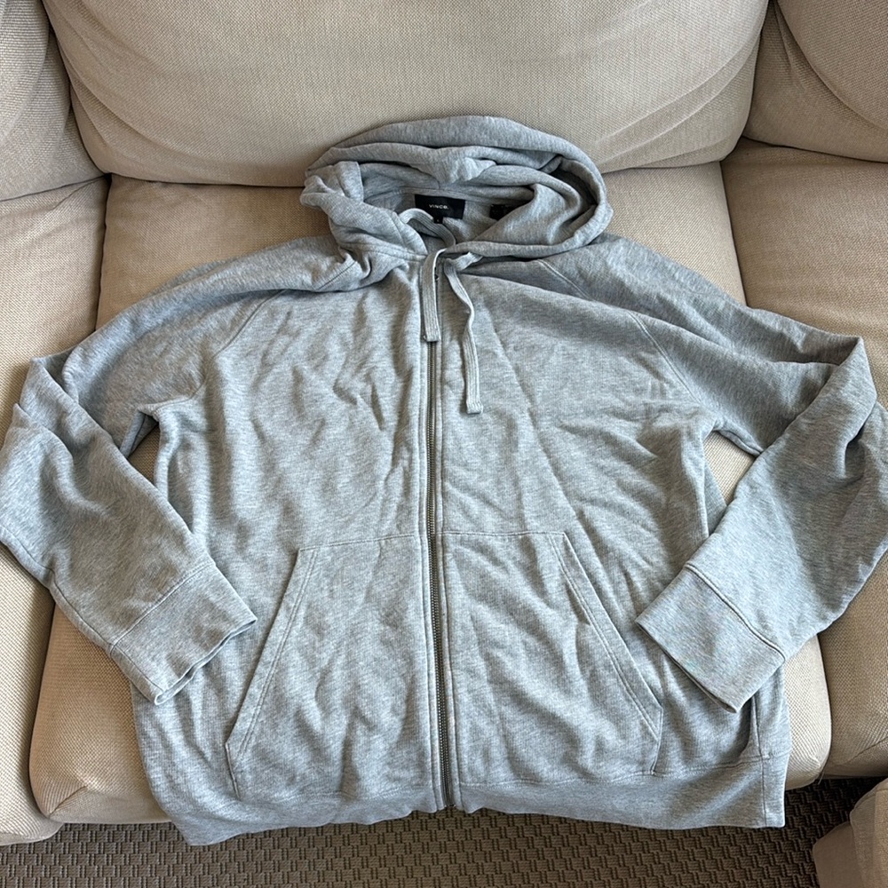 Vince grey hoodie 
New, never worn